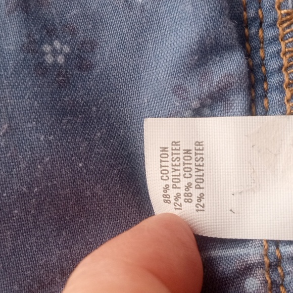 Aerie Blue Distressed Jean Shorts - Picture 5 of 6